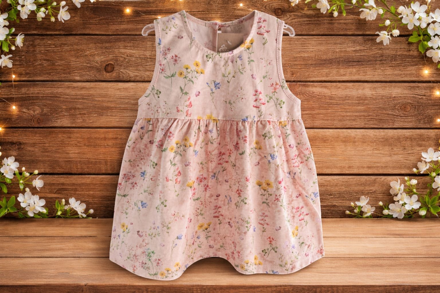 Vestido floreado beba